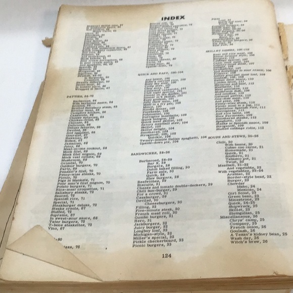 Very vintage Ground Beef Cookbook well used condition - Picture 4 of 5